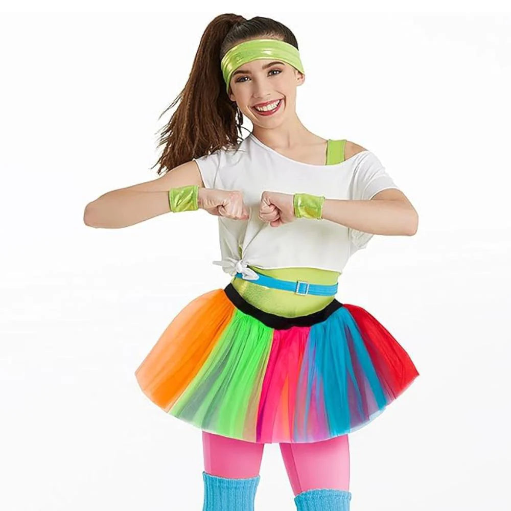 Women's Vibrant Neon Tutu Skirts - 80s Tutus UK – Redstar Fancy Dress