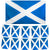 Scotland Flag & Bunting (Pack of 2)